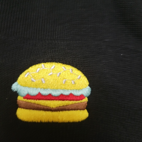 Couples Matching Beanie Hat Burger Fries Valentine Gift Set of 2 NEW Adult - Picture 3 of 12